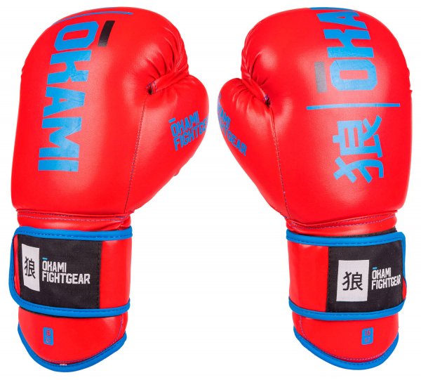 Okami Fightgear Boxing Gloves Red Rumble